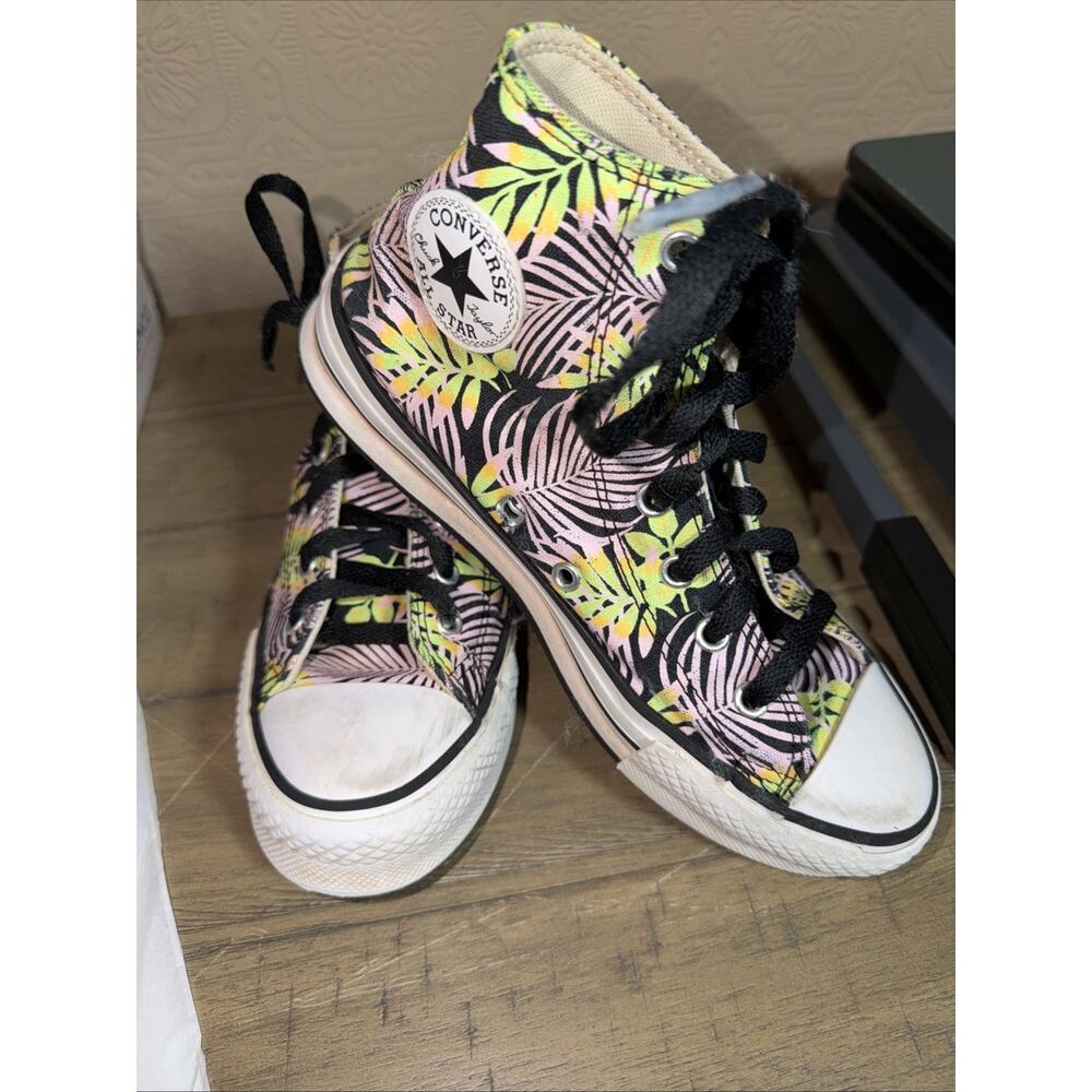 Kids Converse Chuck Taylor All Star High Top Sneakers Canvas Size 4 Youth Botany
